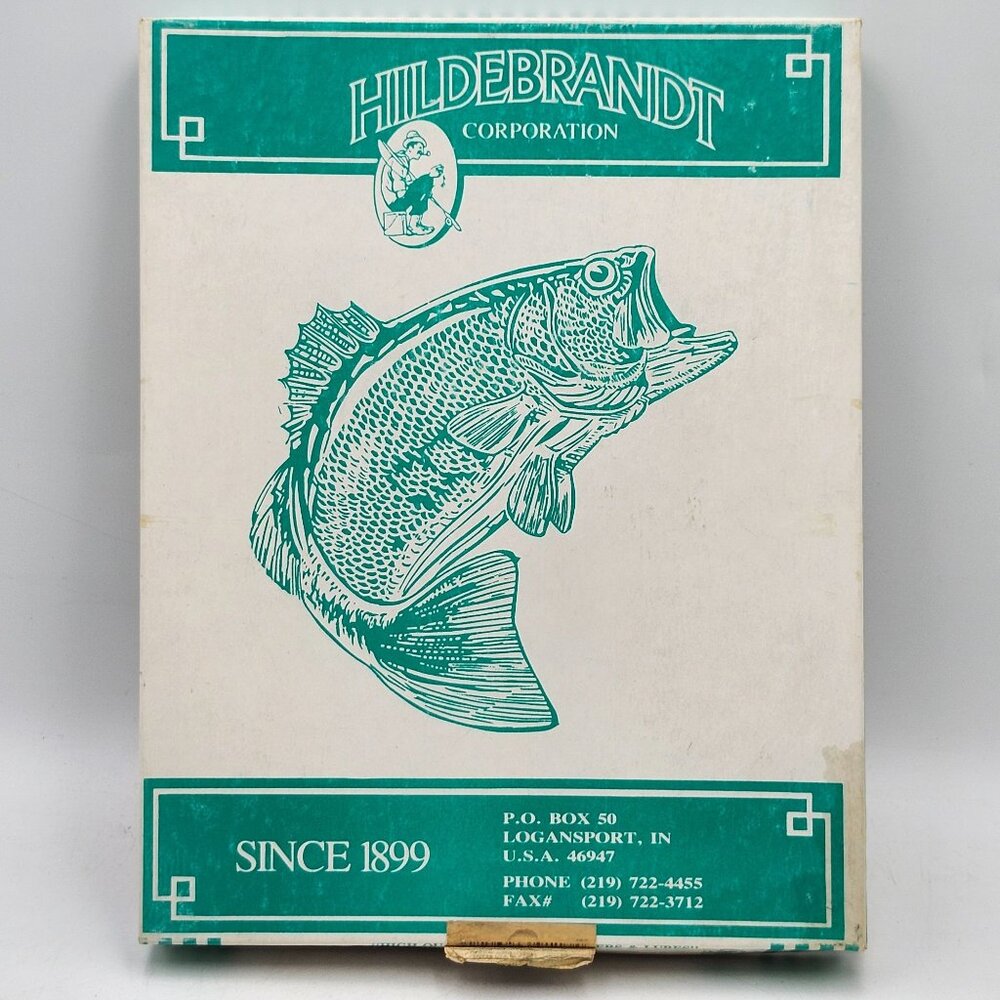Hildebrandt Colorado Spinner Vintage Collectible Fishing Box Lid Decor